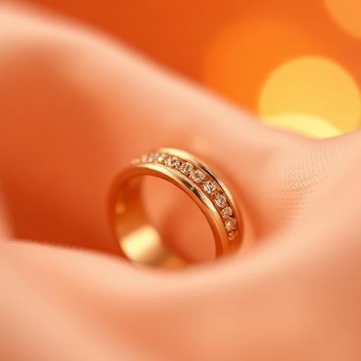 Wedding ring close up